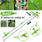 Устройство для удаления сорняков OIMG с длинной ручкой, прочный садовый съемник для травы, садовый инструмент для посадки