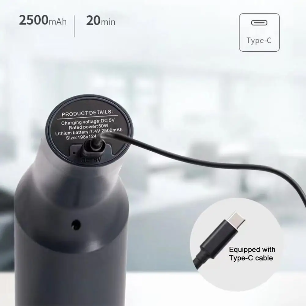 Ручной пылеуловитель электрический беспроводной пылесос мощный воздуходув