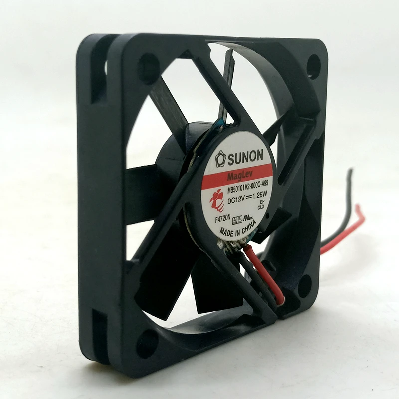 

Brand New Sunon mb50101v2-000c-a99 5cm 5010 12V maglev mute medical device led light cooling fan