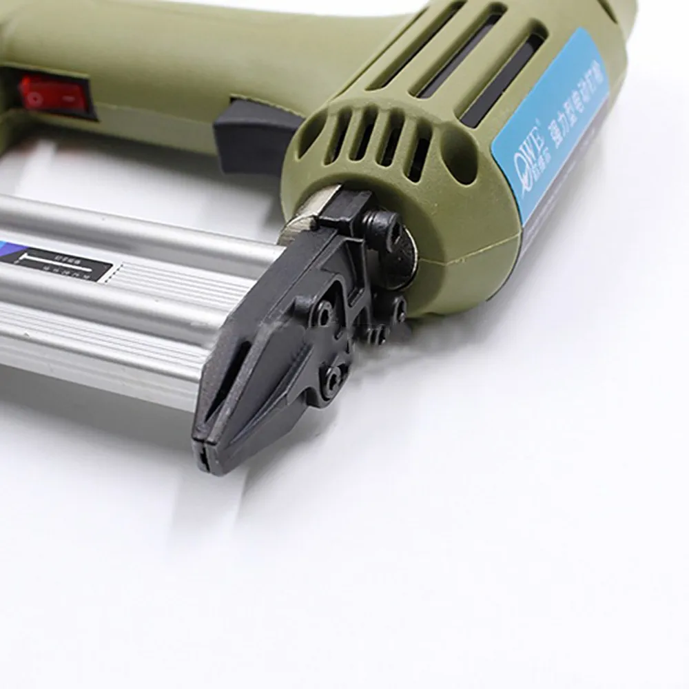 2 в 1 Электрический гвоздезабиватель и степлер с скобами гвозди столярная мебель