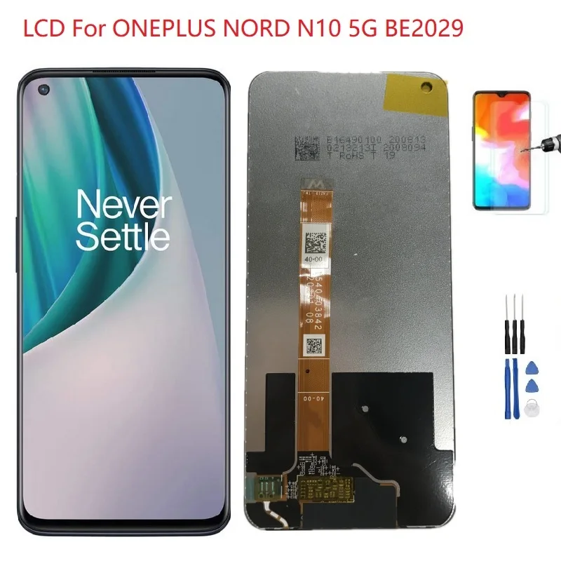 

Replacement for Display Oneplus Nord N10 5G BE2029 LCD Touch Screen Digitizer Pantalla BE2029