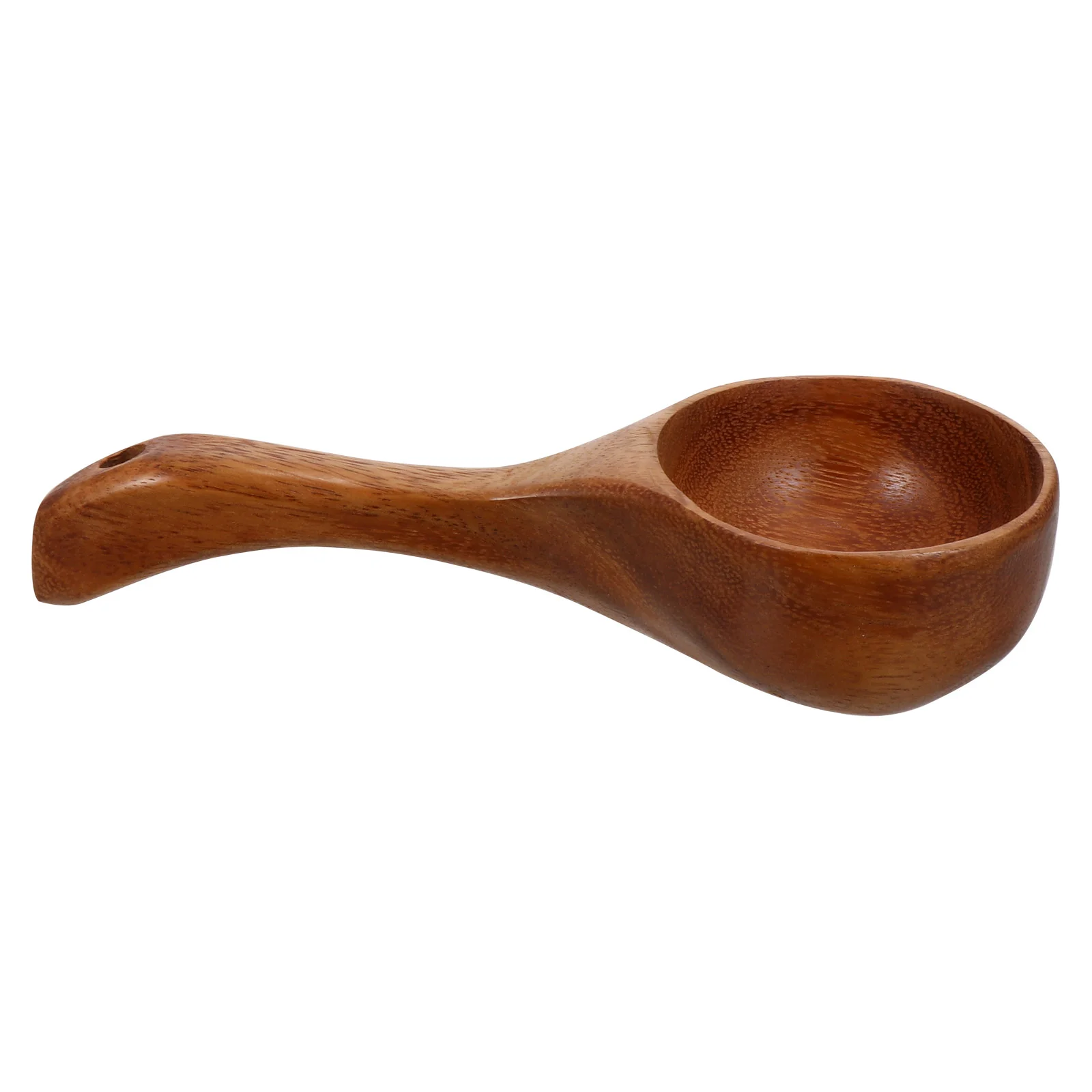 

1pc Pickle Serving Bowl Refreshments Bowl Wood Spoon Snack Bowl (Brown)