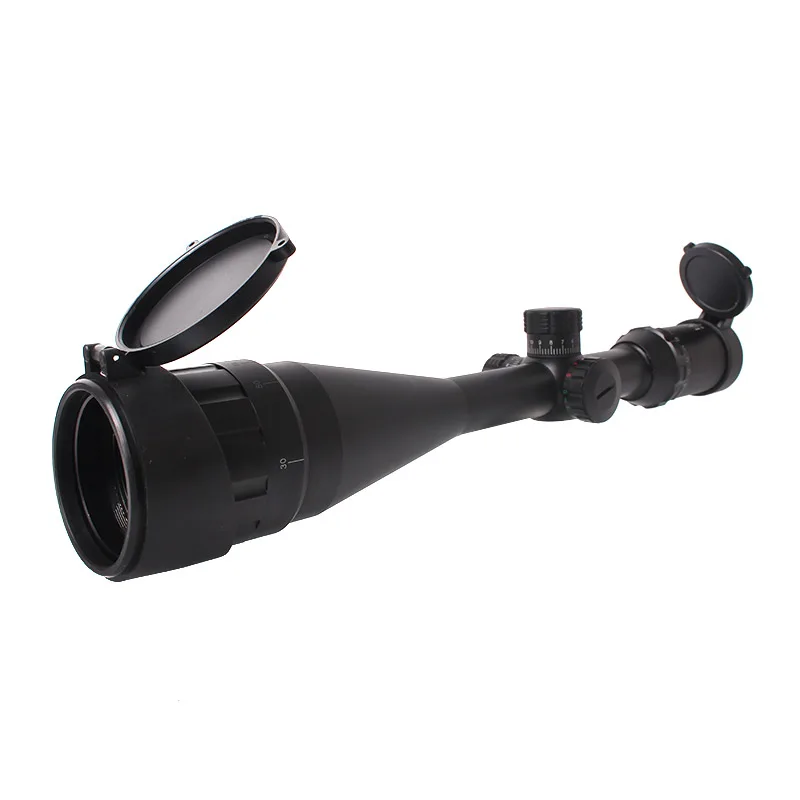 LUGER 6-24X50 Riflescope красный и зеленый ретикальный волоконно-оптический прицел охотничий прицел для винтовки страйкбол Воздушный пистолет с рейкой