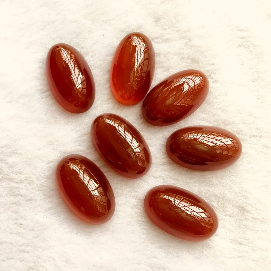 Оптовая продажа 4 шт./лот красные сердолические Агаты кабошоны 15x22x8 мм 16x26x10 17x28x12