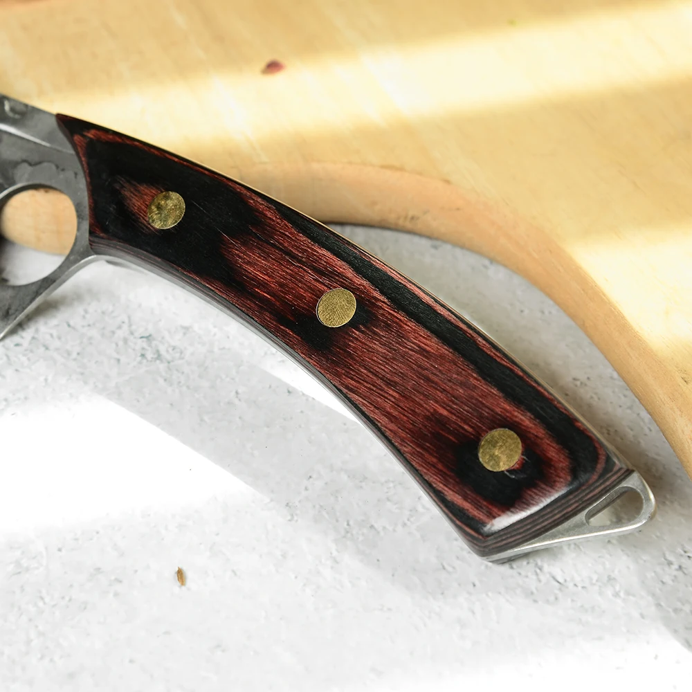 Sowoll 8 дюймов нарезки кухонный нож из нержавеющей стали кованый острые лезвия Pro