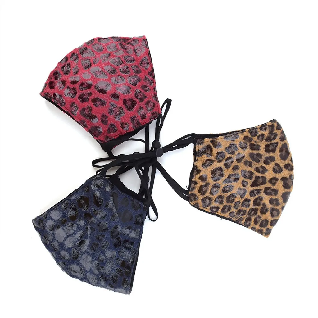 

Fashion Breathable Leopard Multicolor Print Mask Unisex Face Mask Reusable Mask Comfortable Breathable Outdoor Cycling Mask