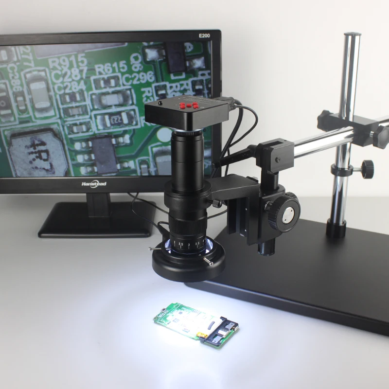 Электронный видеомикроскоп камера промышленный цифровой микроскоп HDMI лупа USB TF