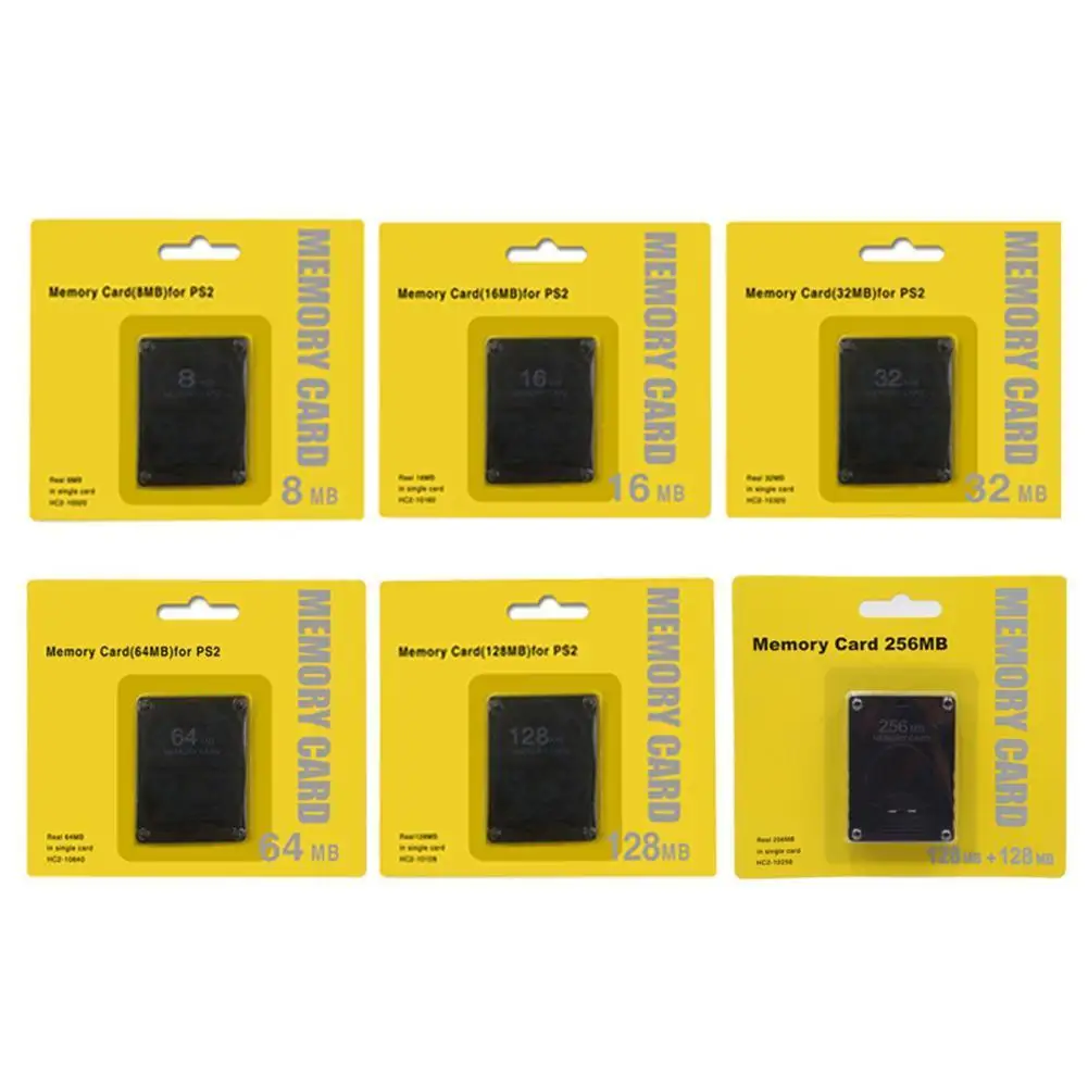 

8/16/32/64/128/256MB Memory Card For PlayStation 2 For PS2 Card Playstation Memory Builds For Sony W7L5 V0H4