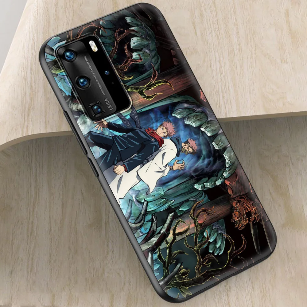

Jujutsu Kaisen Luxury Silicone TPU Cover for Huawei P10 P20 P30 Pro P40 Pro Plus P Smart Z 2021 Phone Accessories Case