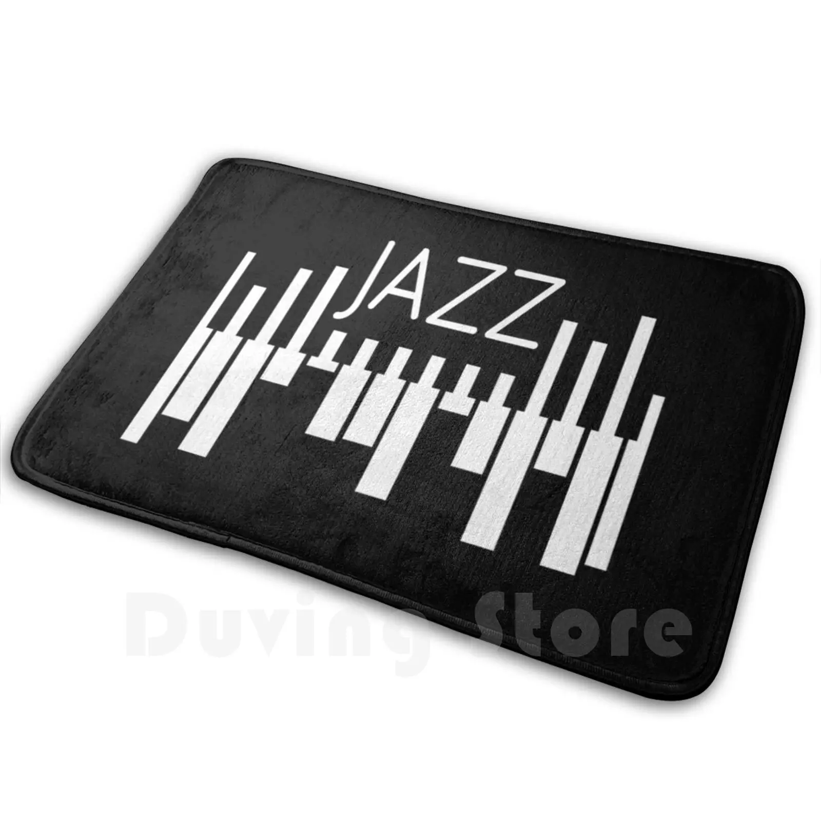 

Jazz Piano Mat Rug Carpet Anti-Slip Floor Mats Bedroom Jazz Piano Jazz Music Musician Blues Guitar Piano Sax Saxophone Trumpet