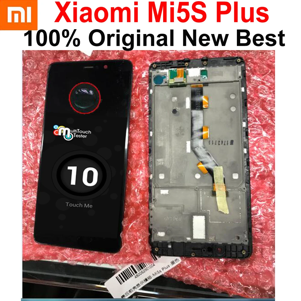 Оригинальный Лучший сенсорный экран Xiaomi Mi5S Plus IPS ЖК дисплей 10 дюймов сенсорная