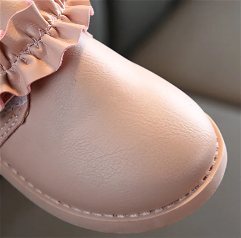 Обувь для девочек; кожаная однотонная школьная обувь для девочек; chaussure fille; мягкая детская обувь для маленьких девочек; размеры 21-30