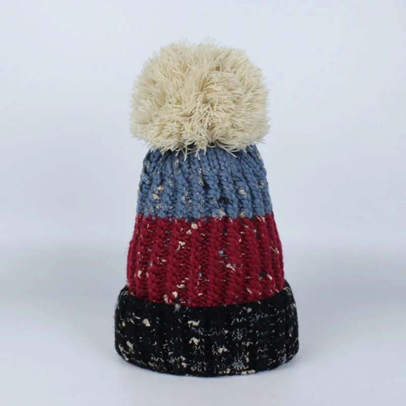 Повседневная шерстяная вязаная шапка Skullies Beanies, зимние теплые крутые шапки, женская уличная шапка, осенняя женская шапка, лыжная шапка, новинка - Цвет: A