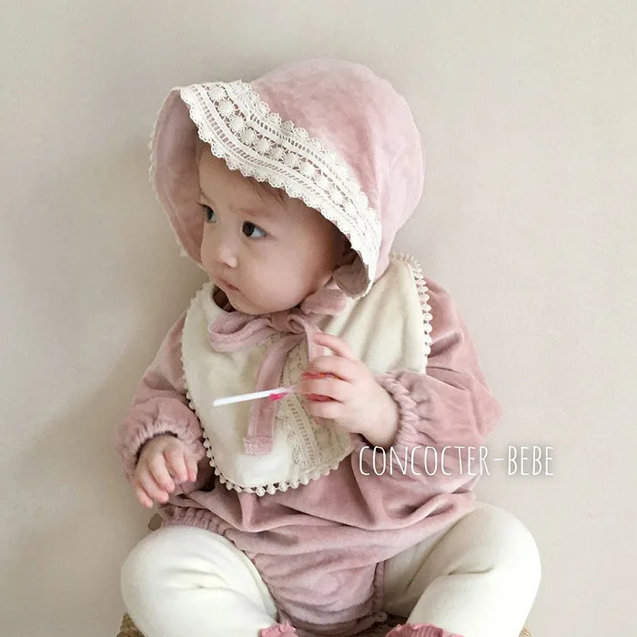 

Baby Clothes Girl Romper Baby Winter Clothes Newborn Long Sleeve Boys Jumpsuit Hat 2pcs Infant Baby Girl Clothes Costume 0-18m