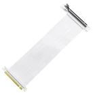 Высокоскоростные видеокарты PCI Express 16x гибкий кабель Riser Card PCI-E X16 Удлинительный Адаптер для серии GTX, RX белого цвета