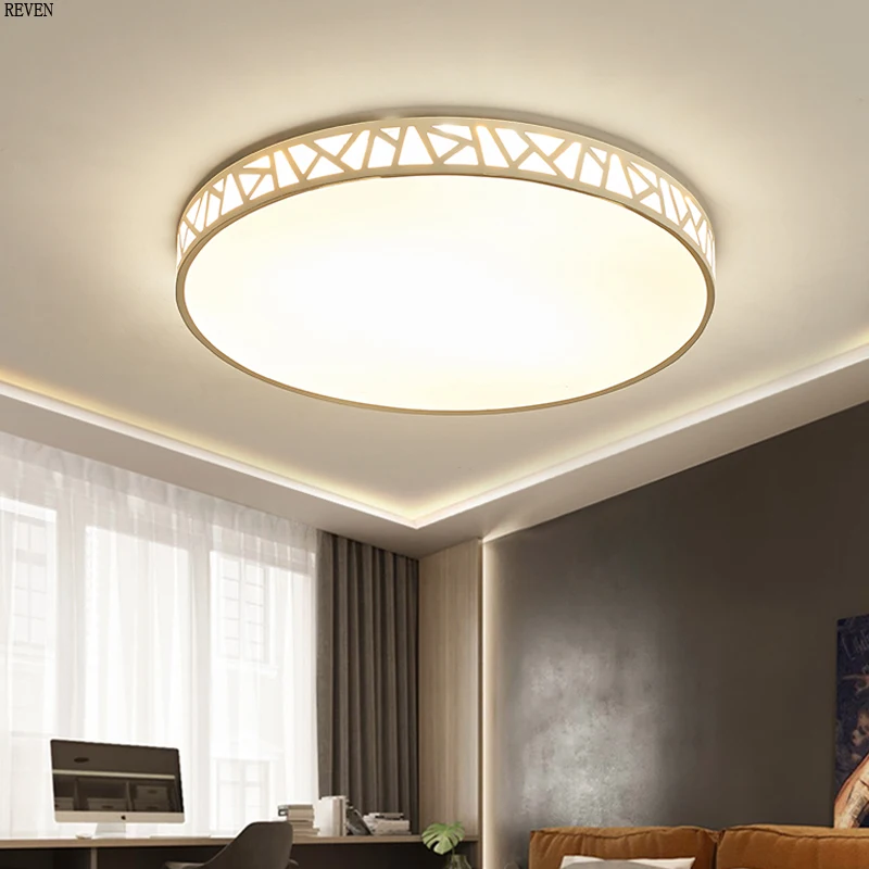 

LED ceiling lamp living room lamp warm modern living room bedroom study ceiling lamp lighting atmosphere bird nest bedroom lamp