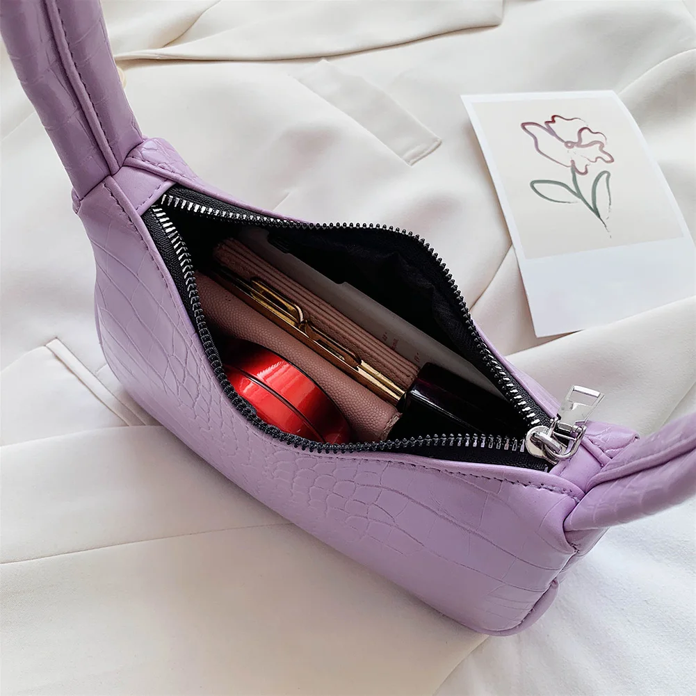 

Women Casual Shoulder Messenger Bags PU Leather Pure Color Chain Tote Purses Youth Ladies Simple Versatile Bag