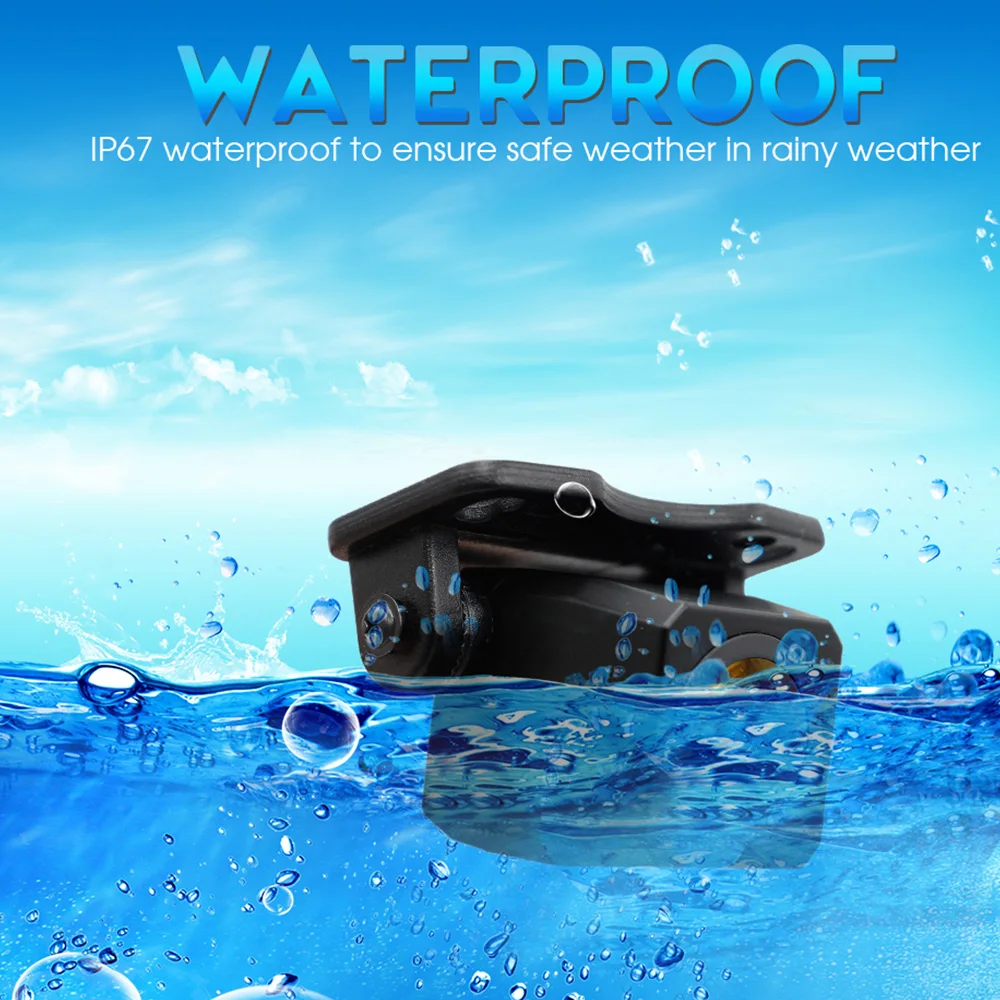 Камера заднего вида Smartour автомобильная водонепроницаемая широкоугольная с