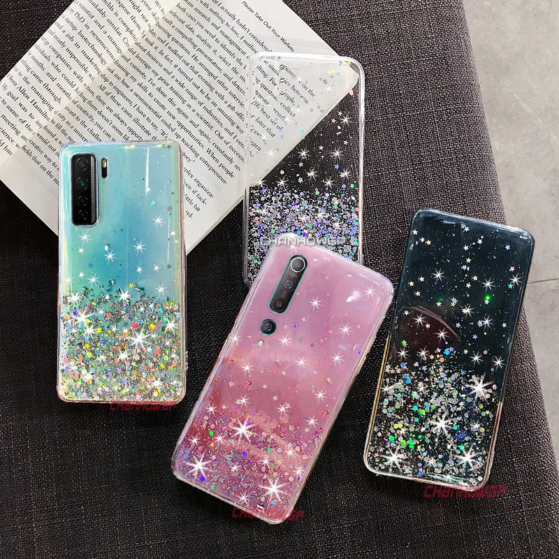 

Glitter Bling Soft Case For Xiaomi Redmi Note 9 Pro 9S 8T 8 Note 7 6 5 4 K20 K30 Pro Cover For Redmi 9A 9C 8A 7A 6A 4X S2 Go 5A