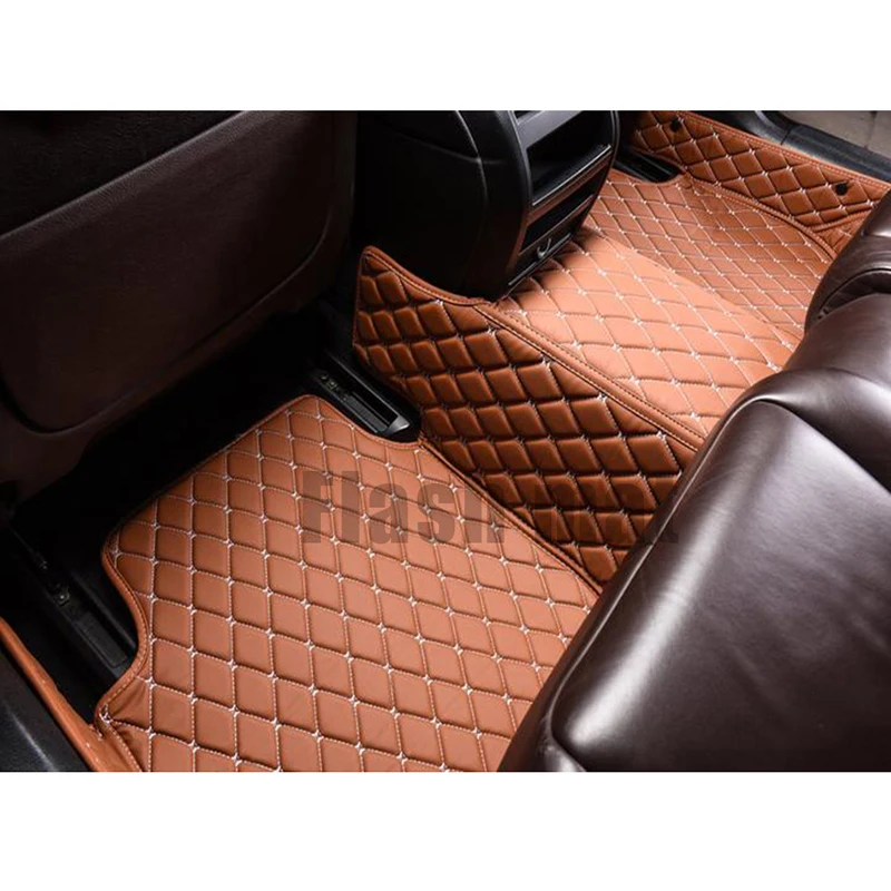 Кожаные коврики для пола в автомобиле Volvo XC90 XC60 S80 S40 S90 S60 242 V70 850 C30 CC V40 V90 XC40 Foot Styling.