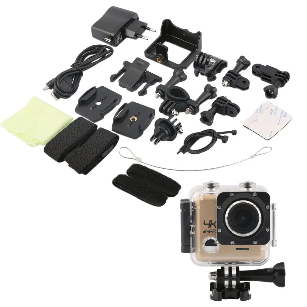 M20 24fps ULTRA HD 16MP Спортивная экшн-камера мини Wi-Fi водонепроницаемая веб-камера |