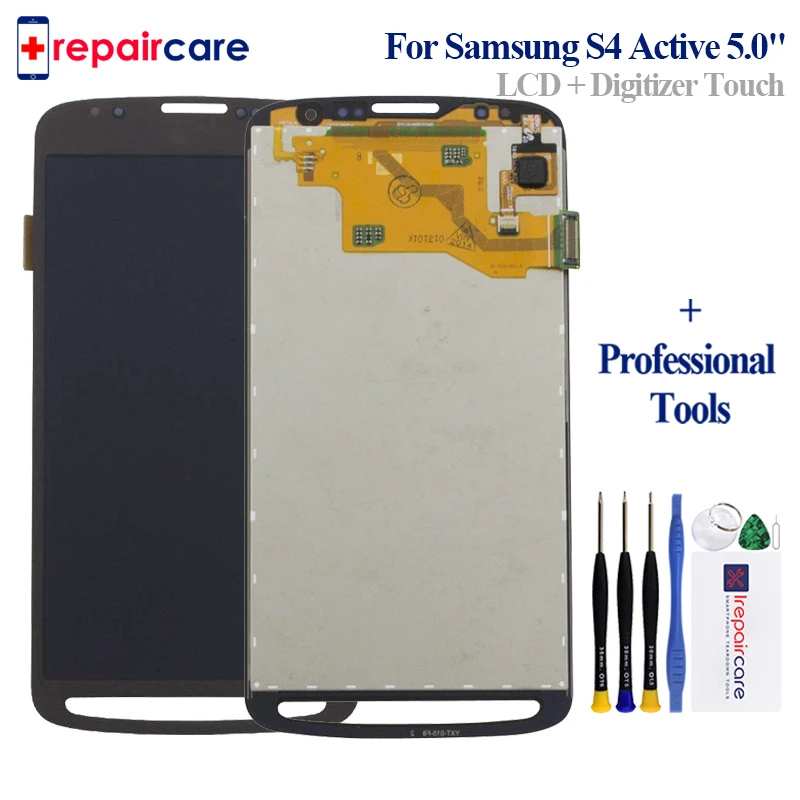 ЖК дисплей AMOLED для Samsung Galaxy S4 Active i537 сенсорный экран с цифровым преобразователем в