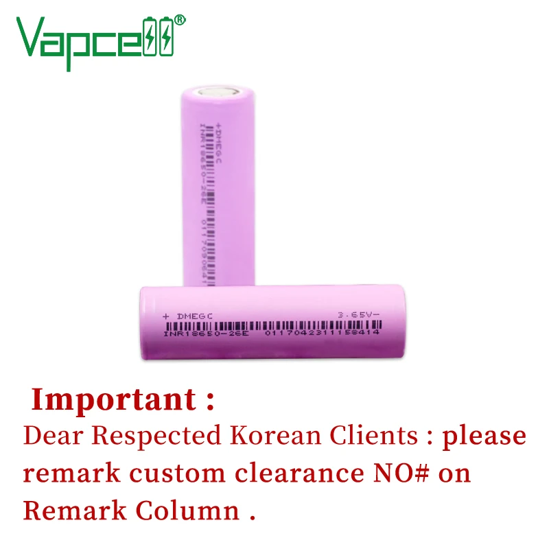 Vapcell оптовая цена Подлинная батарея 18650 26EA 2600mah 5C аккумуляторная | Электроника