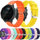 20 мм силиконовый сменный ремешок для часов Garmin Forerunner 245 245M 645 645 музыкальный браслет ремешок для часов vivomove HR