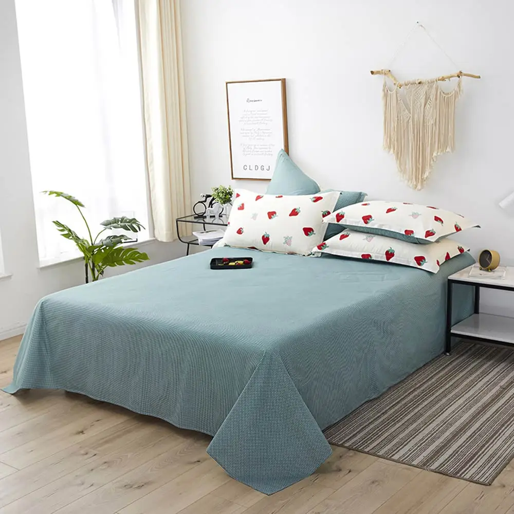 2023654 flat sheet Svetanya хлопок плоский лист печати постельные принадлежности простыни один Твин Полный queen King size - Цвет: 2023654 flat sheet