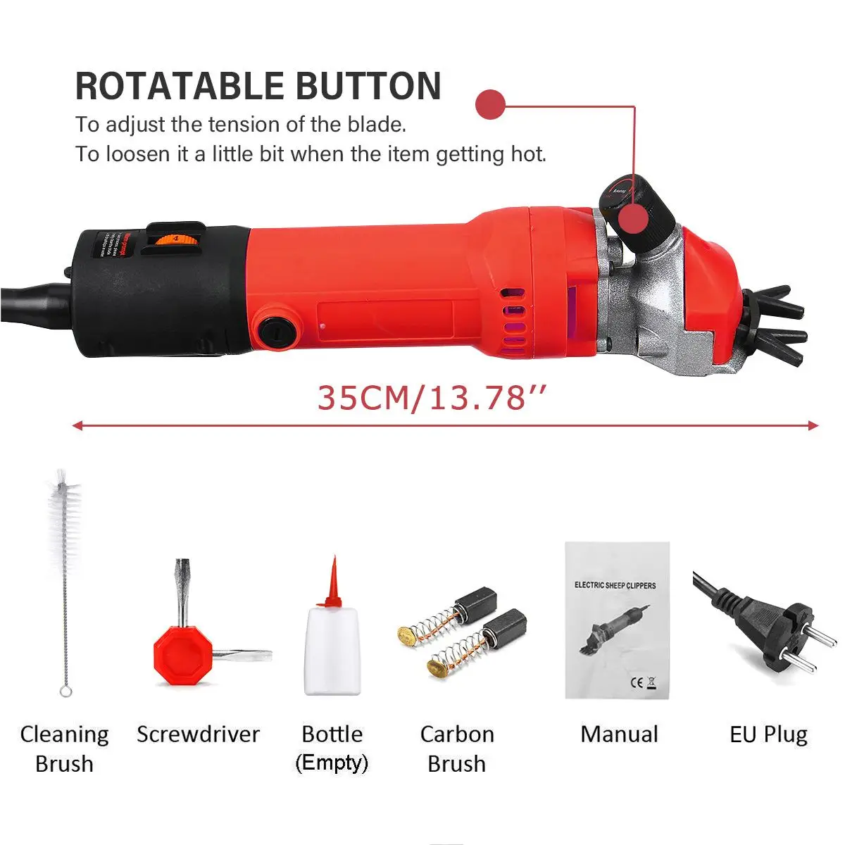 

1200W Electric Sheep Shearing Machine Clipper Shear Goats Alpaca Shears Pet Hair Shearing Cutter Wool Scissor Farm Cut Machine