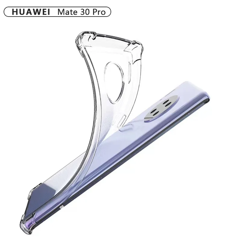 thickened tpu air bag for huawei p40 30 20 pro quad angle anti drop for mate 40 30 pro cell phone case free global shipping