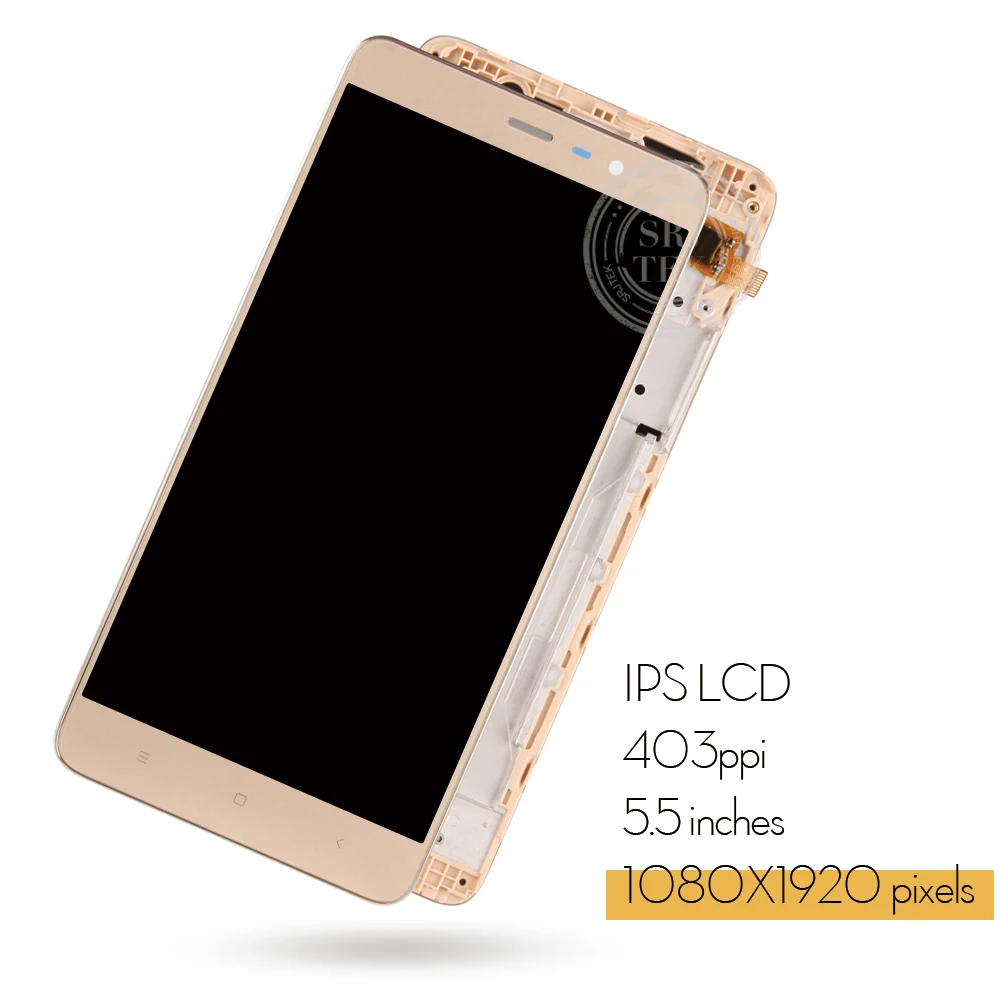 Оригинальный ЖК дисплей 150 мм для XIAOMI Redmi Note 3 сменный сенсорный экран с рамкой Xiaomi