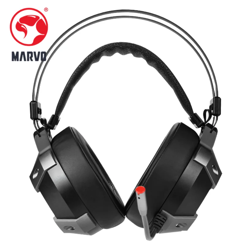 MARVO HG9015G 7 1 объемная компьютерная игровая гарнитура стерео с мягкой подушкой