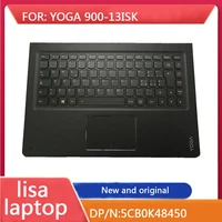 new palmrest upper case with italy backlit keyboard touchpad for lenovo ideapad yoga 900 13isk isk2 laptop c cover 5cb0k48450