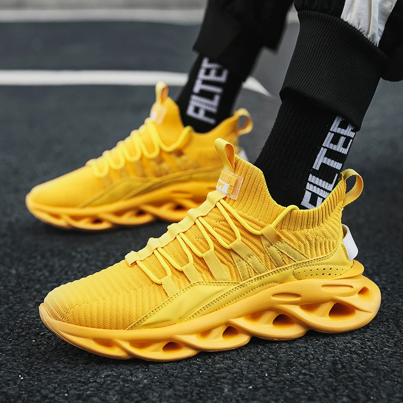 

Casual Blade Men's Running Shoes Light Men's Sports Shoes Super Light Comfortable Men Sneakers Zapatos De Hombre Plus Size