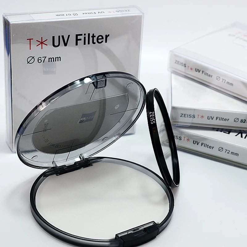New Carl Zeiss T* UV Filter 49 52 55 58mm 62 67 72 77 82 mm Professional Multi-coating Ultra Thin HD MC For Camera Lens |