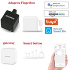 2021 Adaprox Fingerbot самый маленький робот умный переключатель Tuya Life управление через приложение умные механические ручки работает с Alexa Google Home