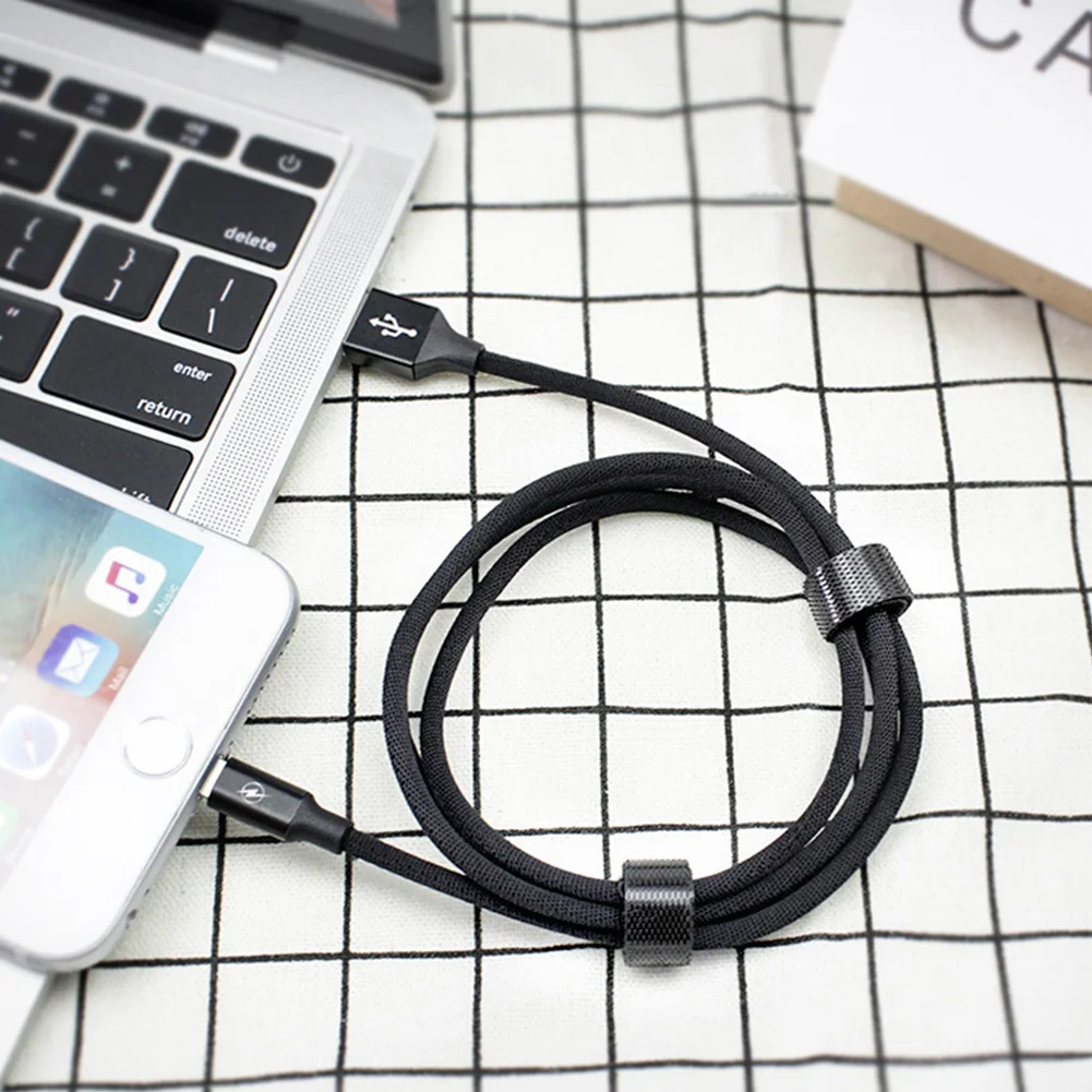 Зажим-органайзер для кабелей USB держатель шнур наушников мыши ПК защита телефона