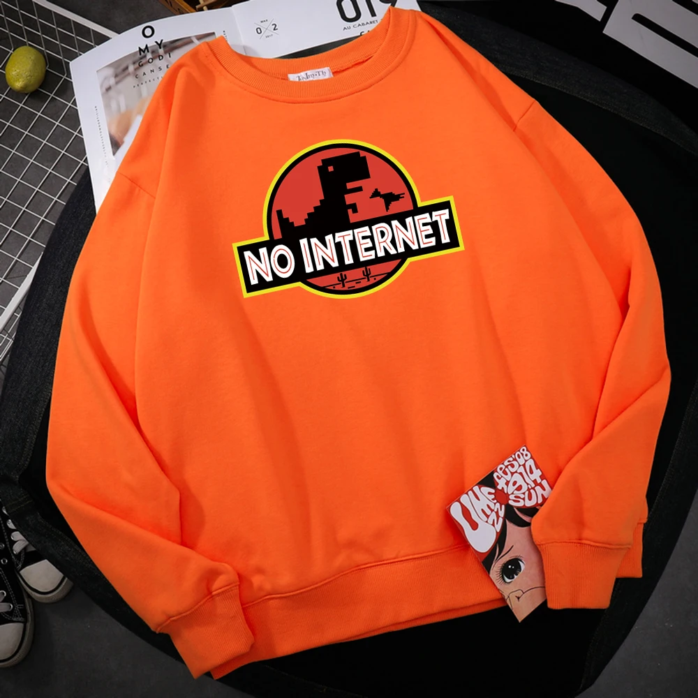 

Cartoon Dinosaur Jurassic Offline Park Printing Hooded For Mensimple Casual Hoodies Autumn Fleece Hoodie Hip Hop Loose Tops Man