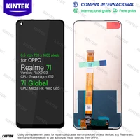 100 original 6 5 ips display for oppo realme 7i global lcd touch screen replacement 720 x 1600 pixels rmx2103 rmx2193