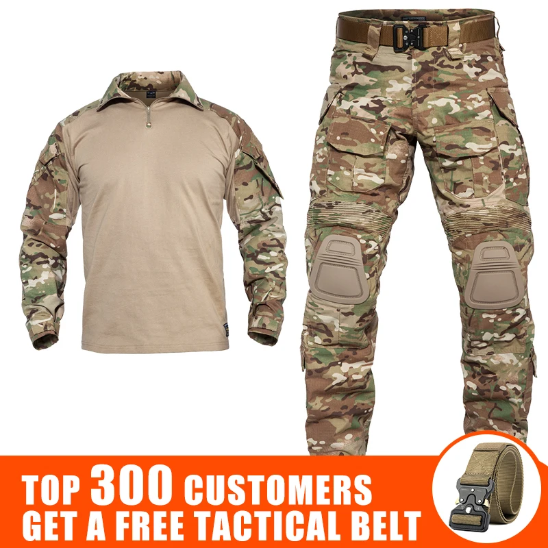

Tactical Suits Multicam Camouflage Ghillie Uniform Hunting Clothes Sniper Birdwatch Outdoor Airsoft Paintball Apparel