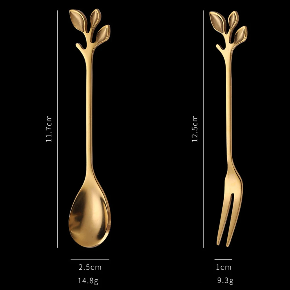 Столовые приборы из нержавеющей стали радужного цвета|Столовые сервизы| |