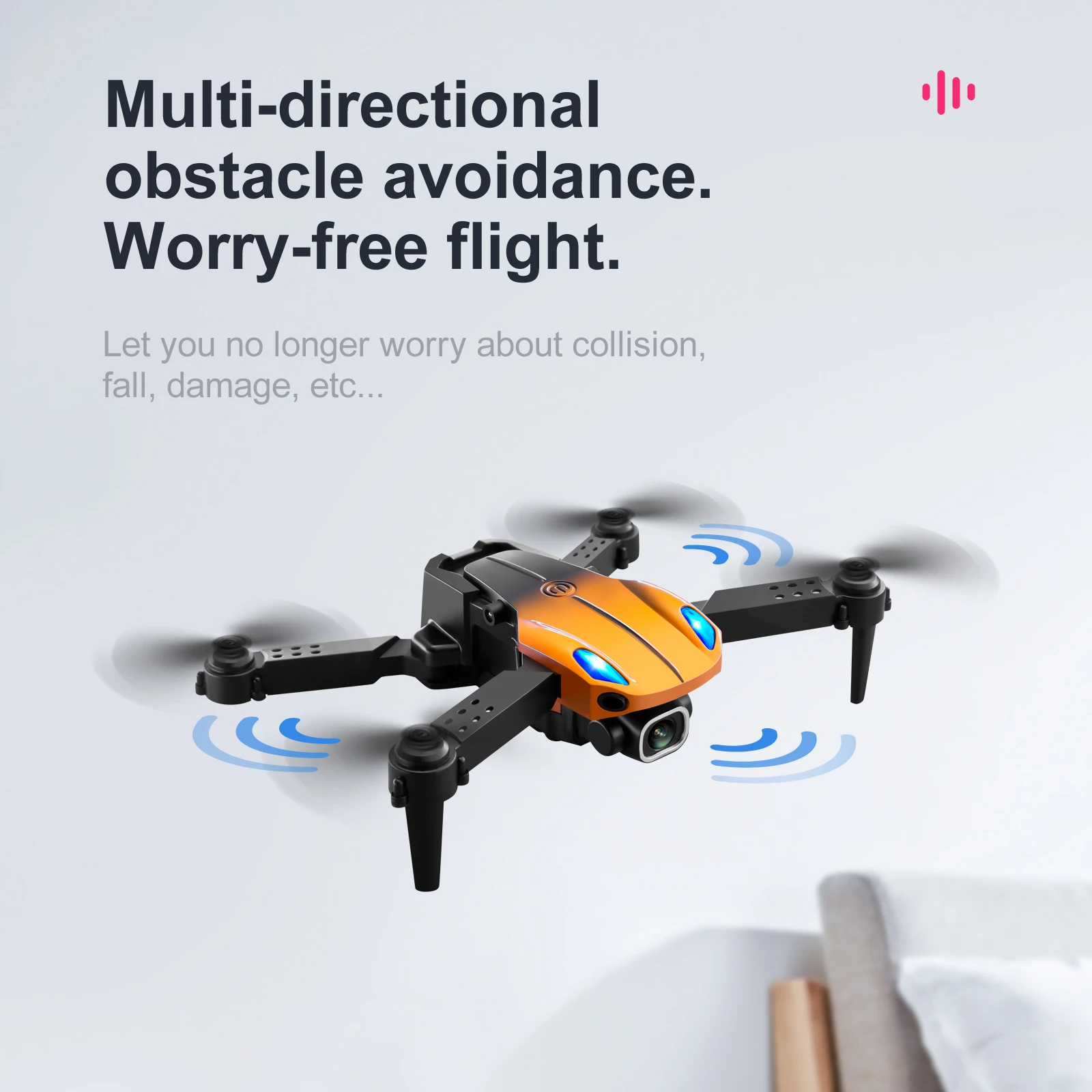 Профессиональный мини-Дрон KY907 PRO 4K HD камера WIFI FPV Квадрокоптер для предотвращения