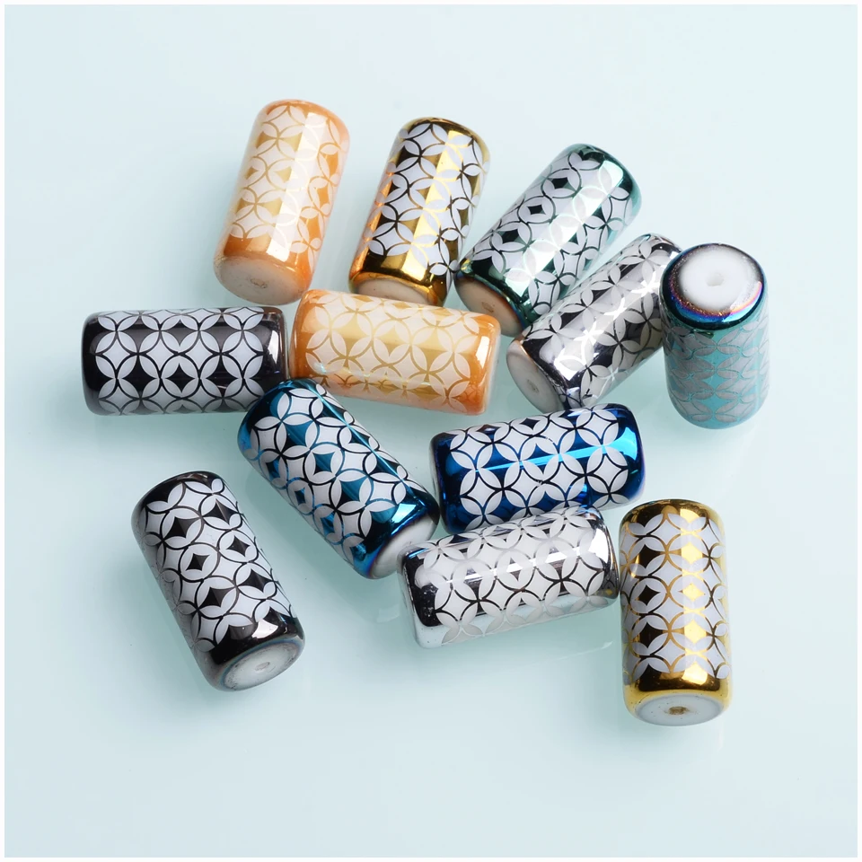 

Beads Suppliers 10x20mm Long Cylinder Beads for Handmade Accessories