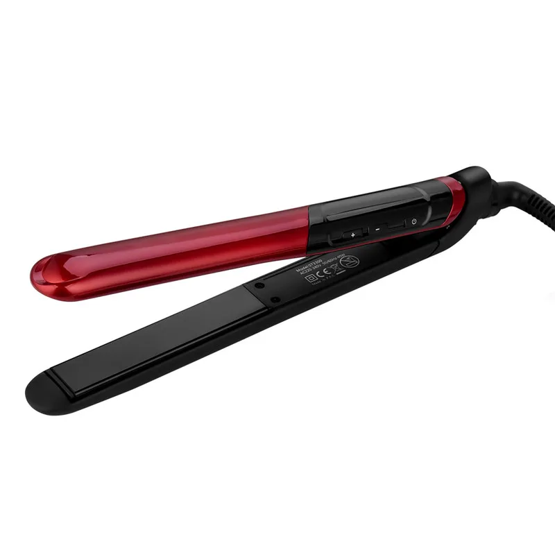 

Professional Ceramic Electric Straightening Iron 2 In 1 Curling Iron Hair Curler Temperature Control Straightener Flat Iron
