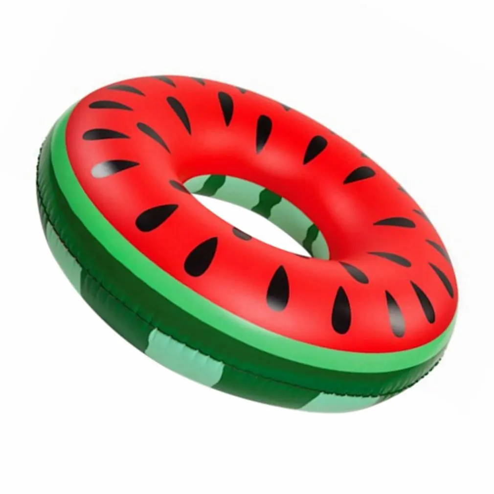 

Lightweight And Inflatable Float Watermelon Large Giant Pool Water Supplies Lifebuoy Swimming Ring 120#