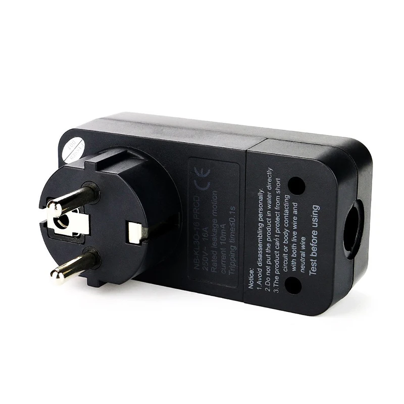 Защита от утечки заземления европейская вилка 16 А 250 В бытовой кондиционер