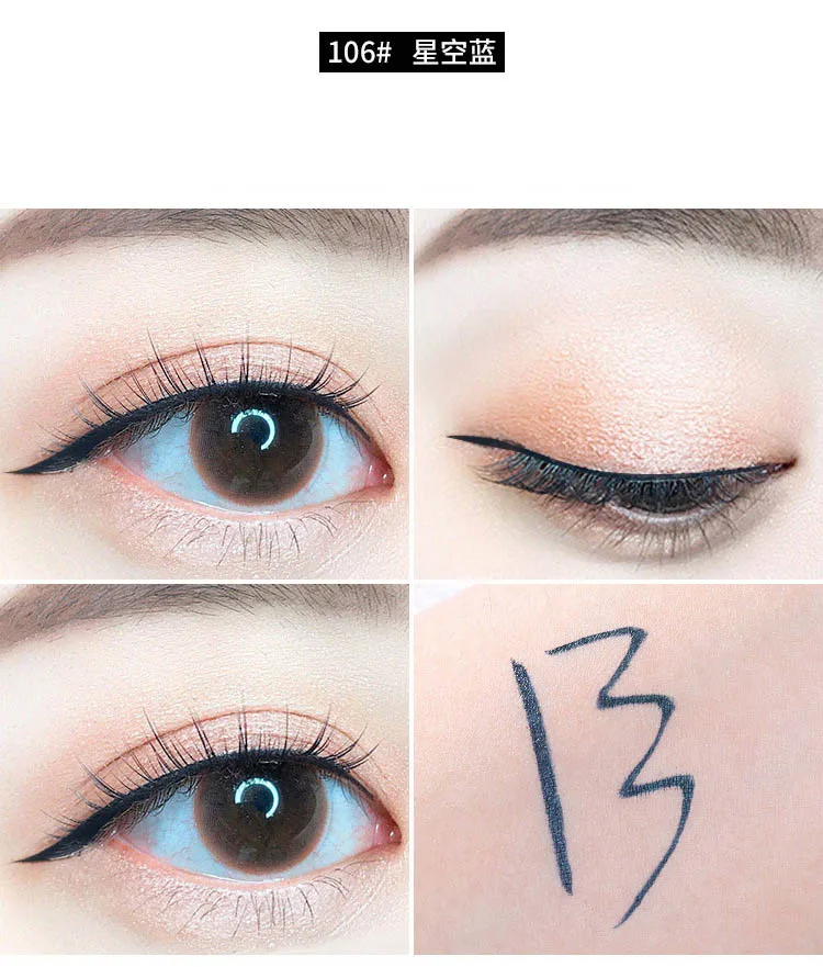 Макияж жидкая подводка для глаз карандаш начинающих Водонепроницаемый Пот не