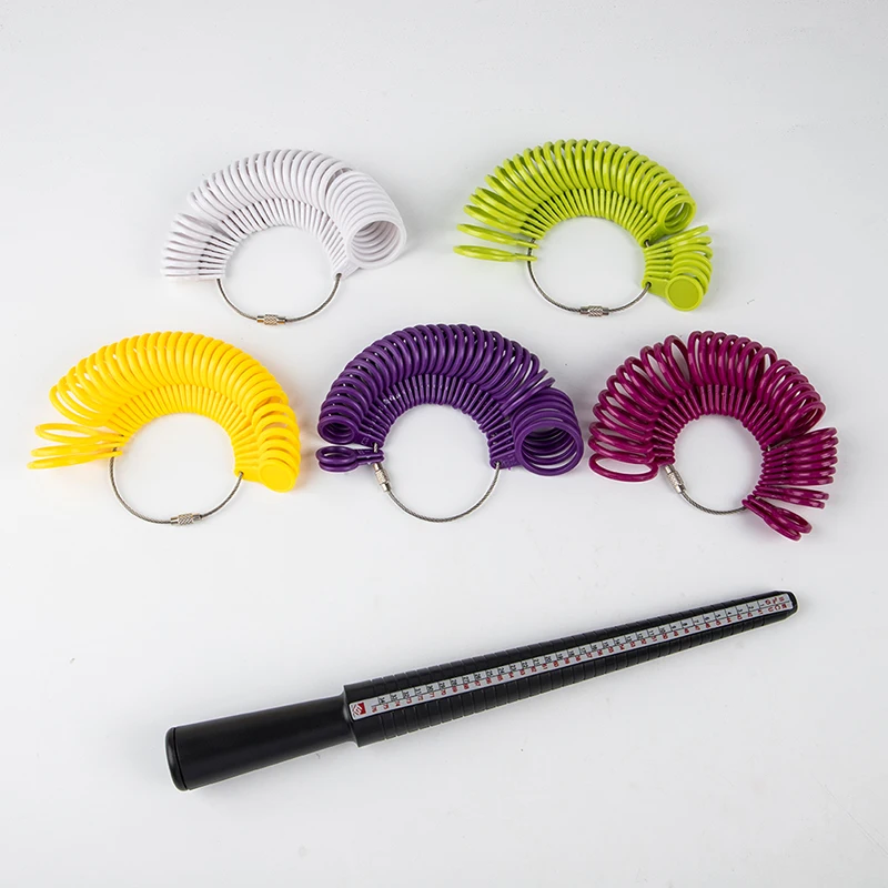 

Professional Jewelry Tools Ring Mandrel Stick Finger Gauge Ring Sizer Measuring UK/US Size For DIY Jewelry Size Tool Sets New