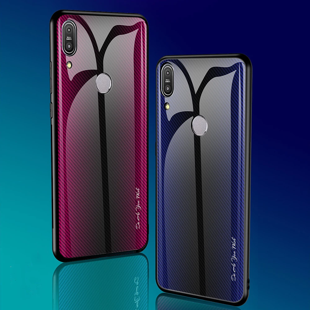 Роскошный мягкий чехол из закаленного стекла для Asus Zenfone Max Pro M1 ZB601KL/ZB602KL стеклянный задний Чехол бант для телефона